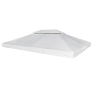 Pood24 varikatuse asenduskate 310 g / m², kreemjasvalge, 3 x 4 m