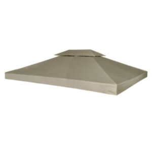 Pood24 varikatuse asenduskate 310 g / m², beež, 3 x 4 m