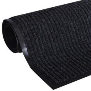 PVC uksematt 90x120 cm must