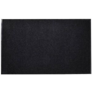 PVC uksematt 90x150 cm must