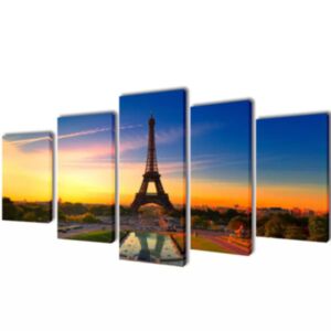 Seinamaalikomplekt Eiffeli torniga, 100 x 50 cm