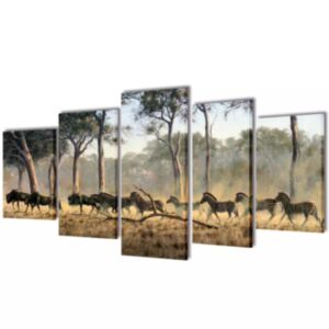 Seinamaalikomplekt sebradega, 100 x 50 cm