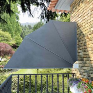 Pood24 kokkupandav rõdu külgmarkiis hall 160 x 240 cm