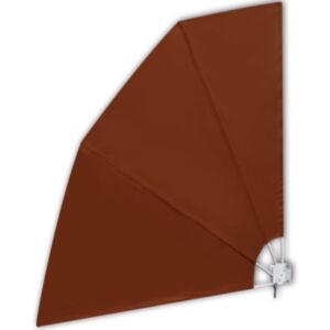 Pood24 kokkupandav rõdu külgmarkiis terrakota 210 x 210 cm