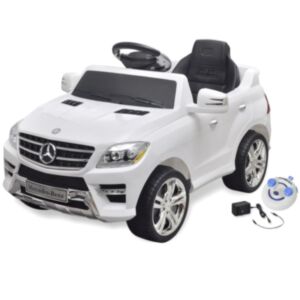 Lasteauto Mercedes Benz ML350 puldiga, valge