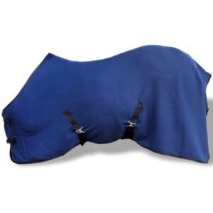 Fliisist tekk hobustele, rihmadega 105 cm sinine