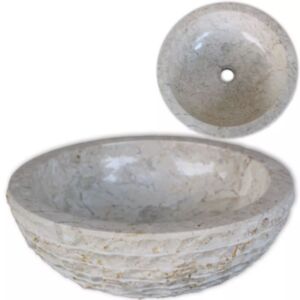 Pood24 valamu, marmor, 40 cm, kreemjas