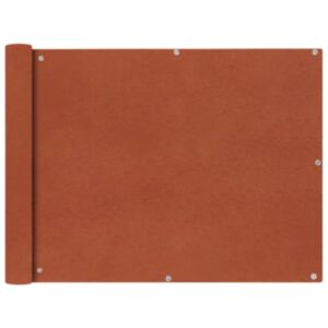 Шторка для балкона POOD24 из оксфордской ткани, 90 x 600 см, терракота