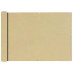 POOD24i ширма для балкона из оксфордской ткани, 75 x 400 см, бежевая