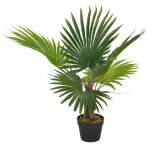 Pood24 kunsttaim palm lillepotiga 70 cm, roheline