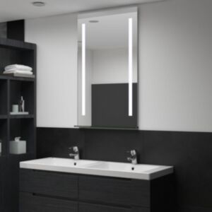 Pood24 vannitoa LED-seinapeegel riiuliga 60 x 100 cm
