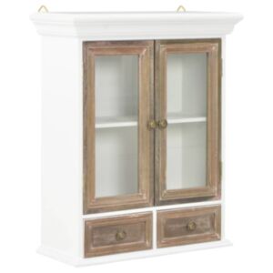 Pood24 seinakapp valge 49 x 22 x 59 cm toekas puit