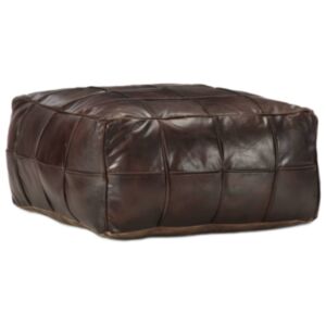Pood24 tumba tumepruun 60 x 60 x 30 cm ehtne kitsenahk