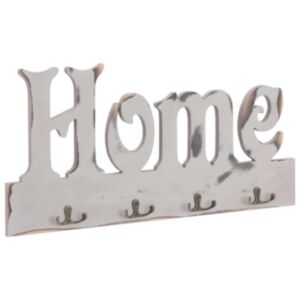 Pood24 seinale kinnitatav riidenagi, HOME, 50 x 23 cm