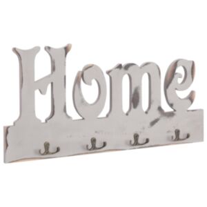 Pood24 seinale kinnitatav riidenagi, HOME, 50 x 23 cm
