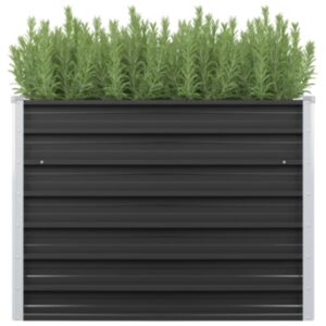 Pood24 aia taimekast antratsiithall 100 x 40 x 77 cm tsingitud teras