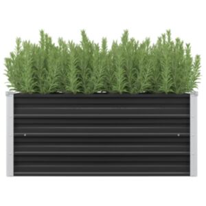 Pood24 aia taimekast antratsiithall 100 x 40 x 45 cm tsingitud teras
