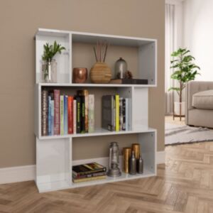 POOD24 книжный шкаф/перегородка белый 80 x 24 x 96 см
