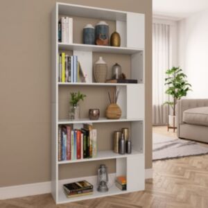 POOD24 книжный шкаф / перегородка белый 80 x 24 x 159 см ДСП