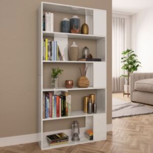 POOD24 книжный шкаф/разделитель комнаты белый 80 x 24 x 159 см