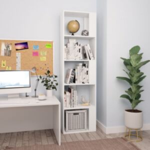 POOD24 книжный шкаф / перегородка белый 45 x 24 x 159 см ДСП