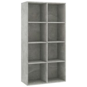 POOD24 книжный шкаф / сервант, ДСП 66x30x130 см серый бетон
