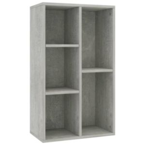 POOD24 книжный шкаф / сервант, бетонный холл 45x25x80 см, ДСП