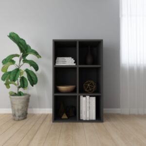 POOD24 книжный шкаф / буфет, черный 66 x 30 x 97,8 см, ДСП