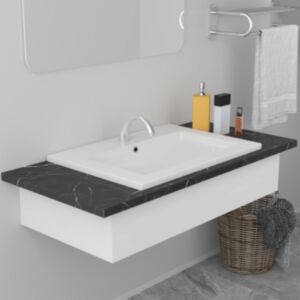 Pood24 sisseehitatud valamu, 61 x 39,5 x 18,5 cm, keraamiline, valge