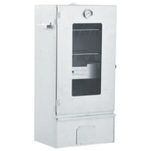 Pood24 grill- ja suitsuahi 1 kg puidulaastudega 44,5 x 29 x 83 cm