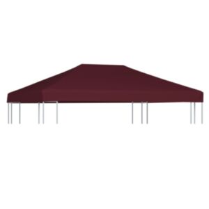 Pood24 varjualuse katus 310 g/m² 3 x 4 m, bordoopunane