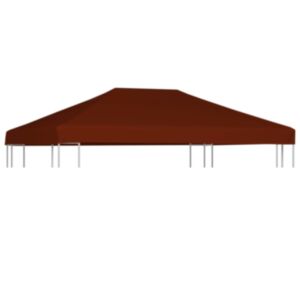 Pood24 varjualuse katus 310 g/m² 3 x 4 m, terrakota