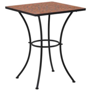 Pood24 mosaiikplaadiga bistroolaud, terrakota, 60 cm, keraamiline