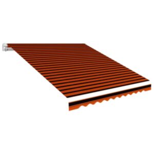 Pood24 varikatuse riie, oranž ja pruun, 350 x 250 cm