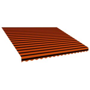 Pood24 varikatuse riie, oranž ja pruun, 400 x 300 cm