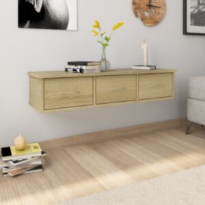POOD24 настенные ящики, ДСП Sonoma дуб 88x26x18,5 см