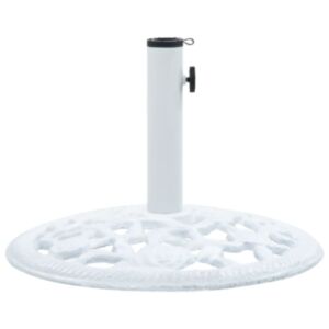 Pood24 päikesevarju alus, valge, 12 kg, 48 cm, malm 