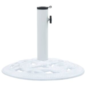 Pood24 päikesevarju alus, valge, 9 kg 40 cm, malm 