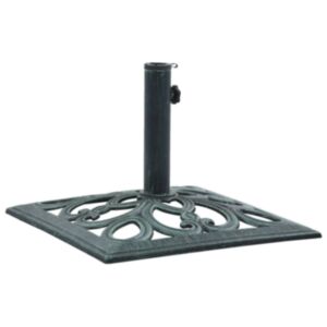 Pood24 päikesevarju alus, roheline, 12 kg 49 cm, malm 