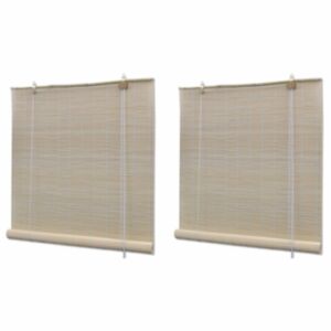 Pood24 naturaalsed bambusrulood 2 tk, 120 x 160 cm