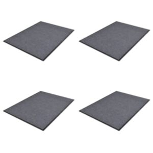 Pood24 uksematid PVC-st 4 tk, hall, 90 x 60 cm 
