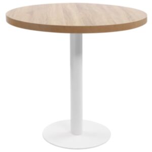 Pood24 bistroolaud, helepruun, 80 cm, MDF