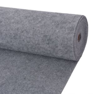 Pood24 näitusevaip ribiline 1,2x15 m, hall
