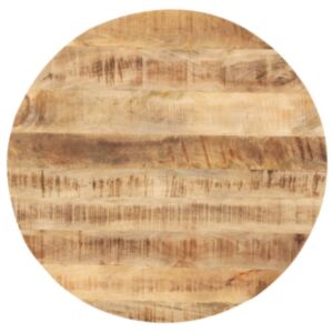 Pood24 lauaplaat tugevast mangopuidust, ümmargune, 25–27 mm 50 cm