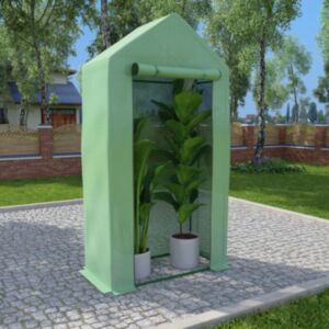 Pood24 kasvuhoone terasest raamiga 0,5 m² 1 x 0,5 x 1,9 m