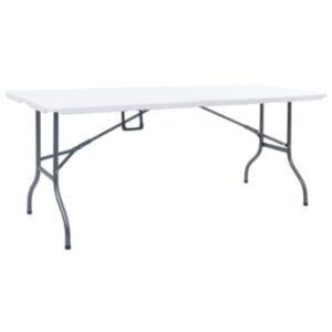 Pood24 kokkupandav aialaud, valge, 180 x 72 x 72 cm HDPE