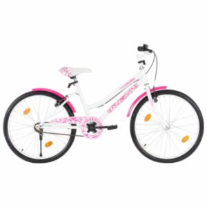 Pood24 laste jalgratas 24'', roosa ja valge