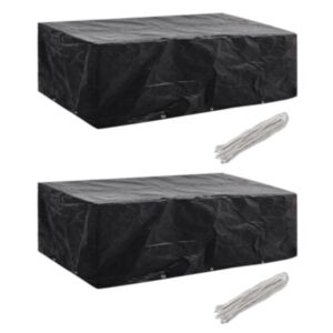 Pood24 aiamööblikatted 2 tk 8 inimesele polürotang 10 ava, 300x140  cm