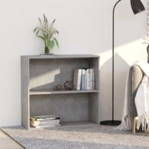 Pood24 2-korruseline raamaturiiul hall 80x30x76,5 cm puitlaastplaat