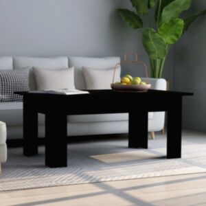 Pood24 kohvilaud, must, 100 x 60 x 42 cm puitlaastplaat